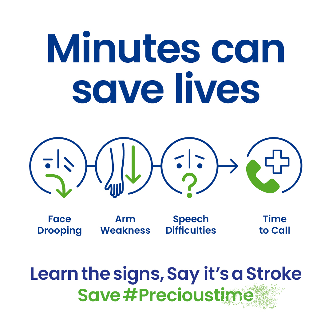 Minutes can save lives - learn the signs of stroke
